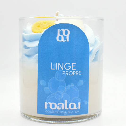 BOUGIES GOURMANDES | LINGE PROPRE