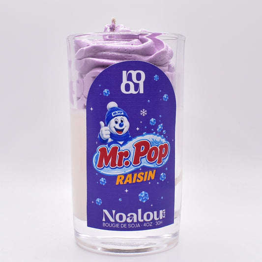BOUGIES GOURMANDES | MR. POP RAISIN