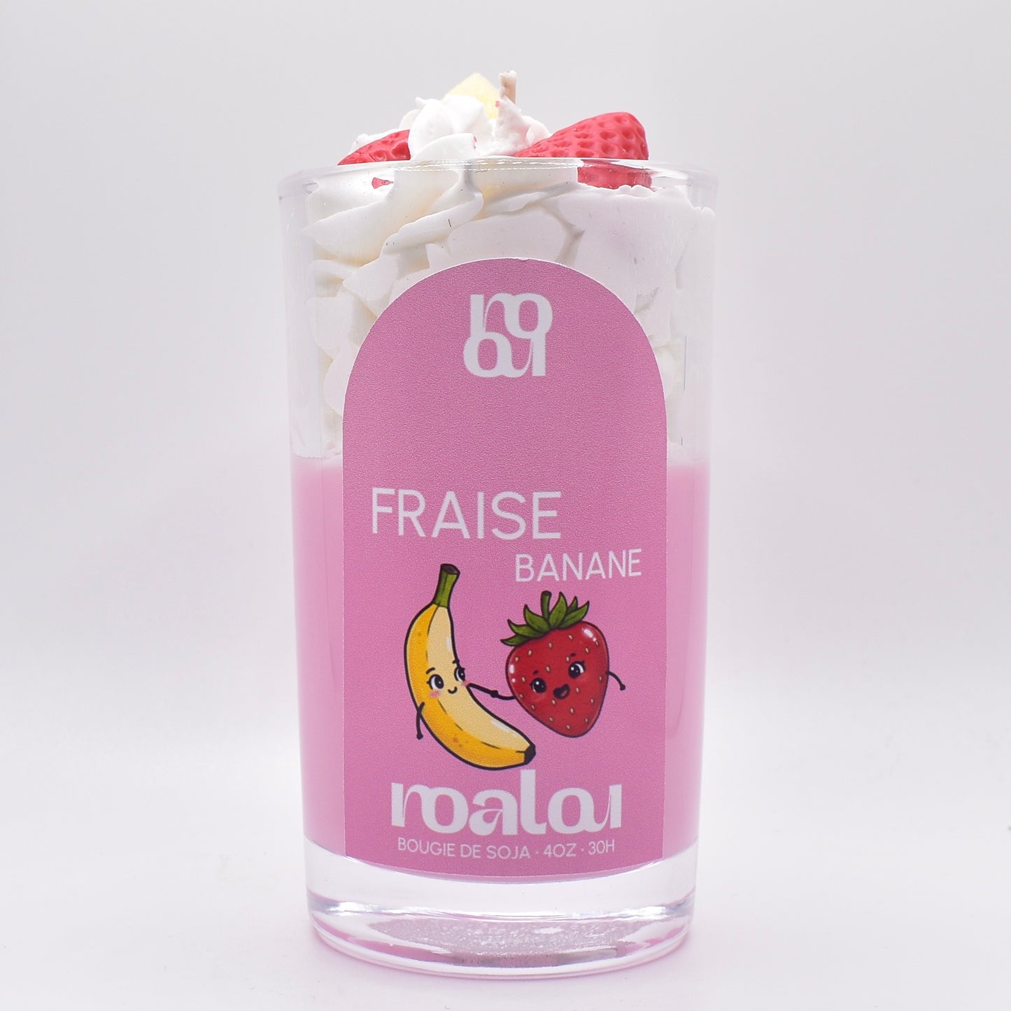 BOUGIES GOURMANDES | FRAISE BANANE