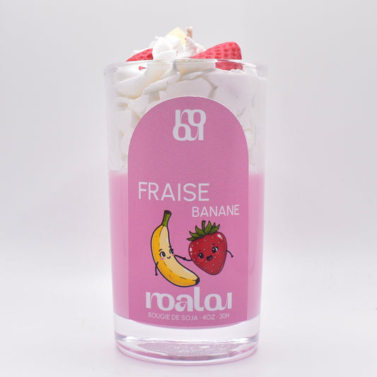MINI BOUGIES GOURMANDES | FRAISE BANANE
