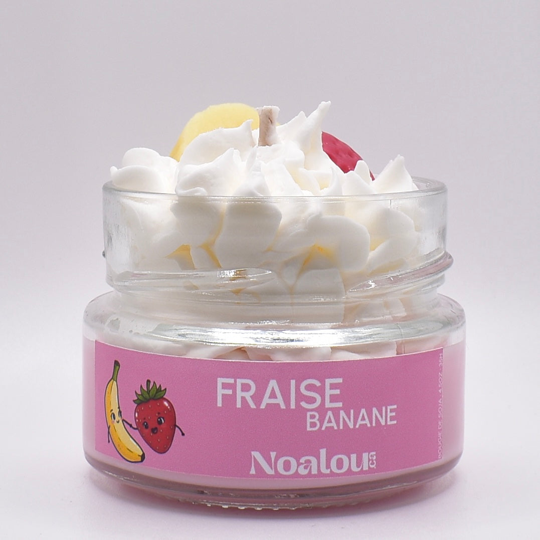 BOUGIES GOURMANDES | FRAISE BANANE