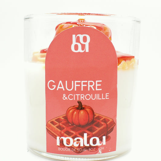 BOUGIE | GAUFFRE & CITROUILLE