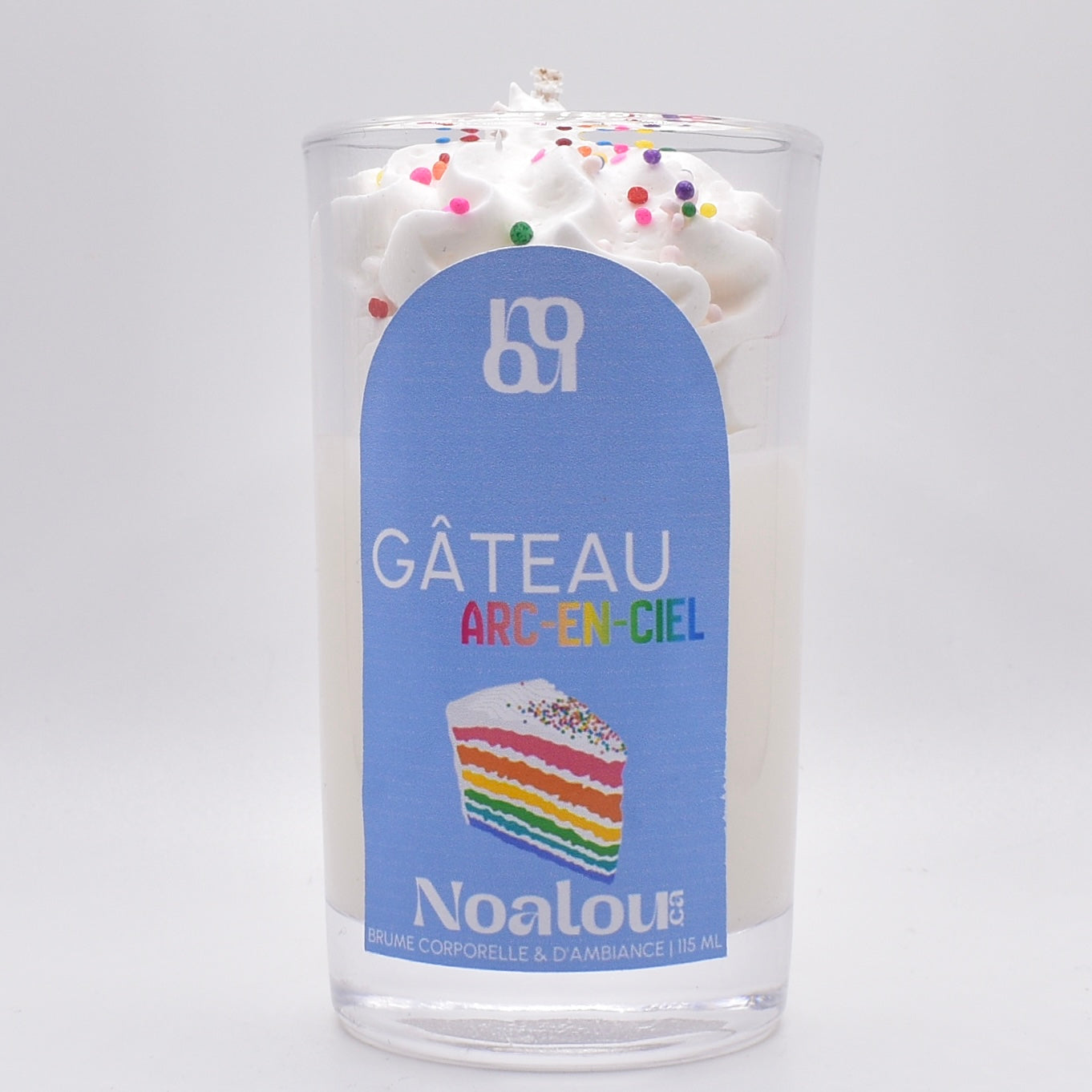 BOUGIES GOURMANDES | GÂTEAU ARC-EN-CIEL