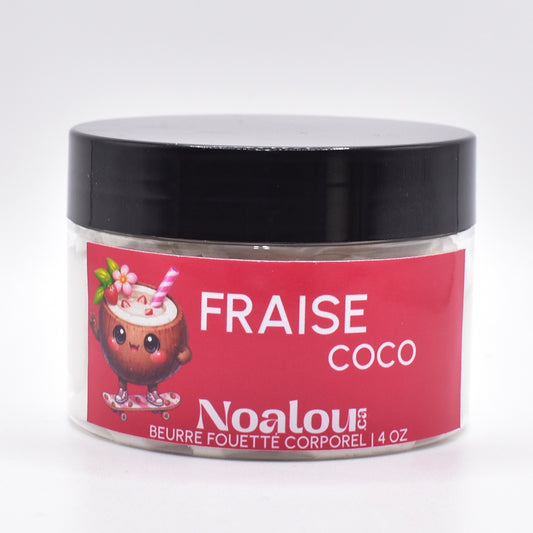 BEURRE CORPOREL FOUETTÉ | FRAISE COCO