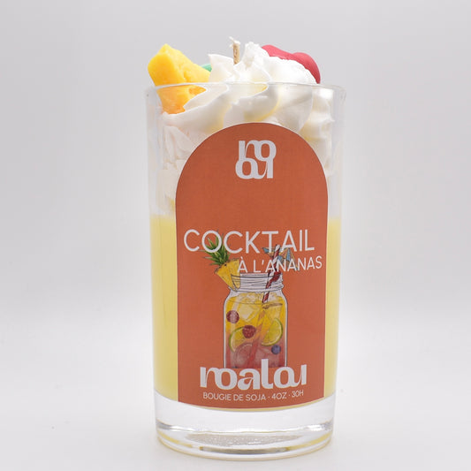 MINI BOUGIES GOURMANDES | COCKTAIL À L`ANANAS